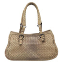 BOTTEGA VENETA INTRECCIATO Hand Bag Leather Beige 180176 Auth bs37104-2