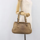 BOTTEGA VENETA INTRECCIATO Hand Bag Leather Beige 180176 Auth bs37104-30