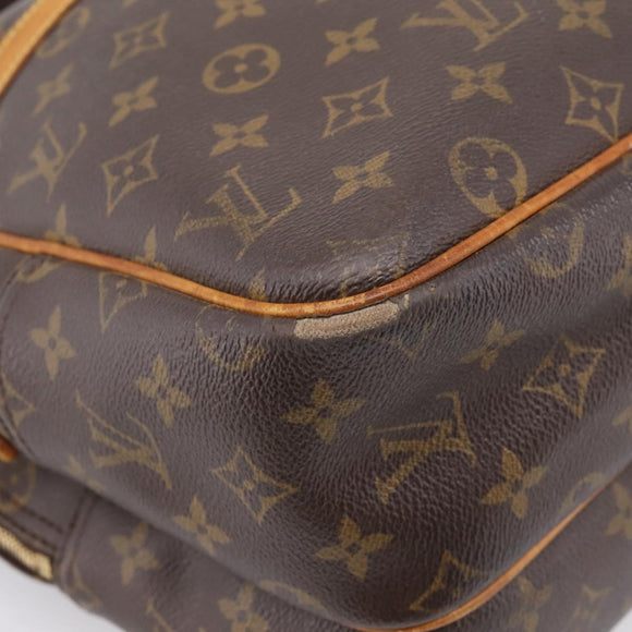 LOUIS VUITTON Monogram Reporter GM Shoulder Bag M45252 LV Auth bs37112