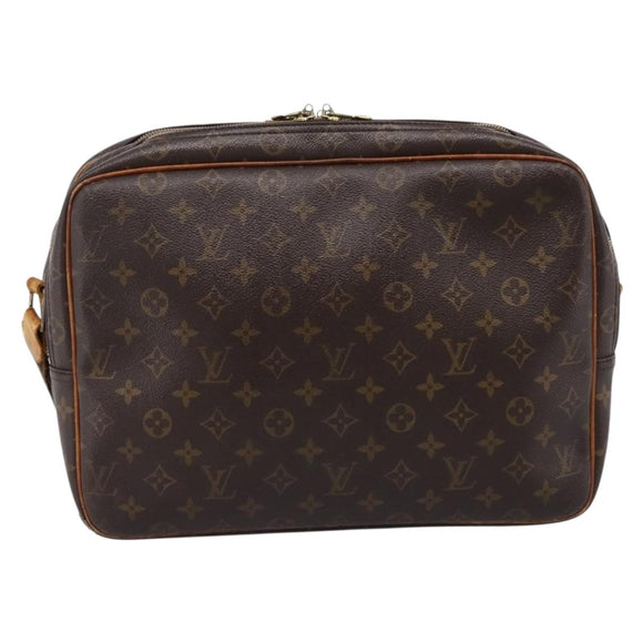 LOUIS VUITTON Monogram Reporter GM Shoulder Bag M45252 LV Auth bs37112
