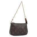 LOUIS VUITTON Monogram Mini Pochette Accessoires Pouch N41667 LV Auth bs37115-1