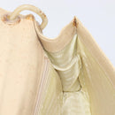 PRADA Chain Shoulder Bag Leather Beige Auth bs37117-22