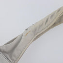 PRADA Canapa MM Hand Bag Canvas Light Blue Gold Tone Auth bs37121-10