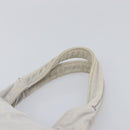 PRADA Canapa MM Hand Bag Canvas Light Blue Gold Tone Auth bs37121-9