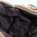 Miu Miu Hand Bag Leather Brown Silver Auth bs37122A-20