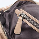 Miu Miu Hand Bag Leather Brown Silver Auth bs37122A-22