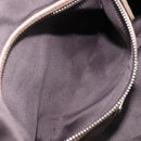 Miu Miu Hand Bag Leather Brown Silver Auth bs37122A-23