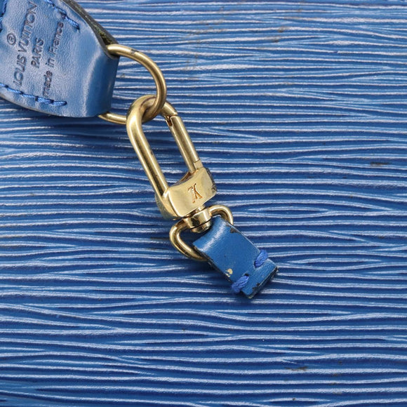 LOUIS VUITTON Epi Pochette Accessoires Accessory Pouch Blue M52985 Auth bs37126