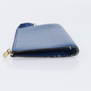 LOUIS VUITTON Epi Pochette Accessoires Accessory Pouch Blue M52985 Auth bs37126-4