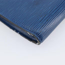 LOUIS VUITTON Epi Pochette Accessoires Accessory Pouch Blue M52985 Auth bs37126-14
