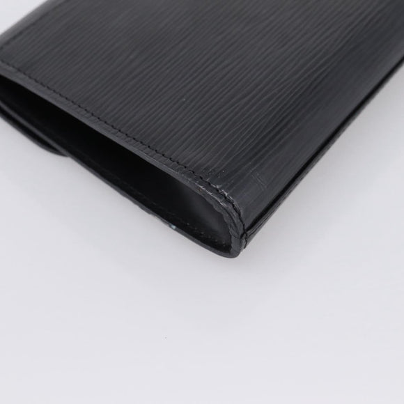 LOUIS VUITTON Epi Art Deco Clutch Bag Black M52632 LV Auth bs37127A
