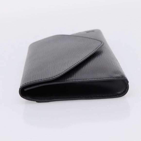LOUIS VUITTON Epi Art Deco Clutch Bag Black M52632 LV Auth bs37127A