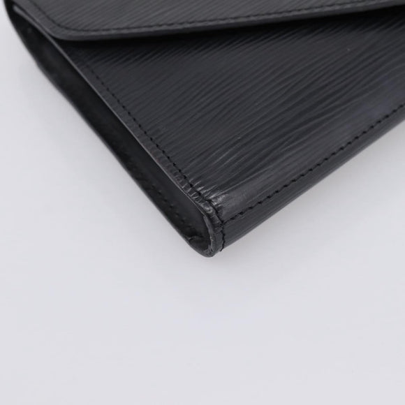 LOUIS VUITTON Epi Art Deco Clutch Bag Black M52632 LV Auth bs37127A