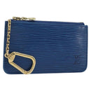 LOUIS VUITTON Epi Pochette Cles Coin Purse Blue M6380G LV Auth bs37132A-1