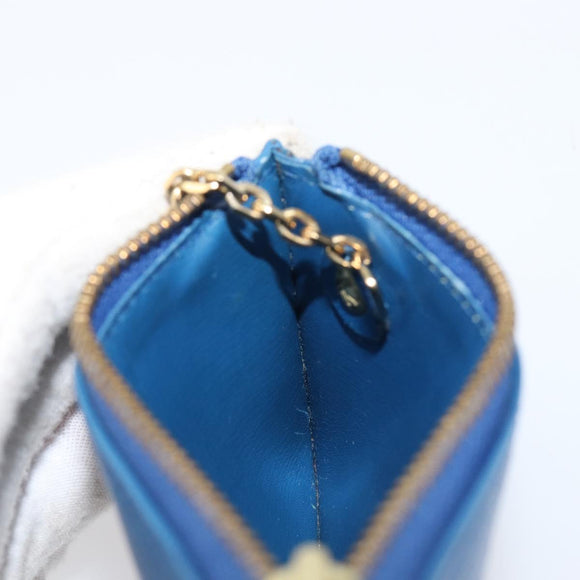 LOUIS VUITTON Epi Pochette Cles Coin Purse Blue M6380G LV Auth bs37132A