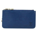 LOUIS VUITTON Epi Pochette Cles Coin Purse Blue M6380G LV Auth bs37132A-13