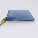 LOUIS VUITTON Epi Pochette Cles Coin Purse Blue M6380G LV Auth bs37132A-4