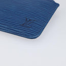 LOUIS VUITTON Epi Pochette Cles Coin Purse Blue M6380G LV Auth bs37132A-7
