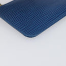LOUIS VUITTON Epi Pochette Cles Coin Purse Blue M6380G LV Auth bs37132A-14