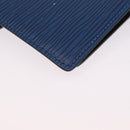 LOUIS VUITTON Epi Agenda PM Day Planner Cover Blue R20055 LV Auth bs37133-16