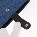 LOUIS VUITTON Epi Agenda PM Day Planner Cover Blue R20055 LV Auth bs37133-19