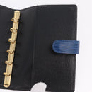 LOUIS VUITTON Epi Agenda PM Day Planner Cover Blue R20055 LV Auth bs37133-23