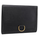 LOUIS VUITTON Epi Jena Clutch Bag Black M52722 LV Auth bs37134-1
