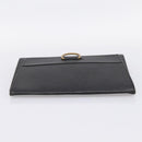 LOUIS VUITTON Epi Jena Clutch Bag Black M52722 LV Auth bs37134-5