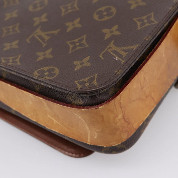 LOUIS VUITTON Monogram Cartouchiere GM Shoulder Bag M51252 LV Auth bs37135