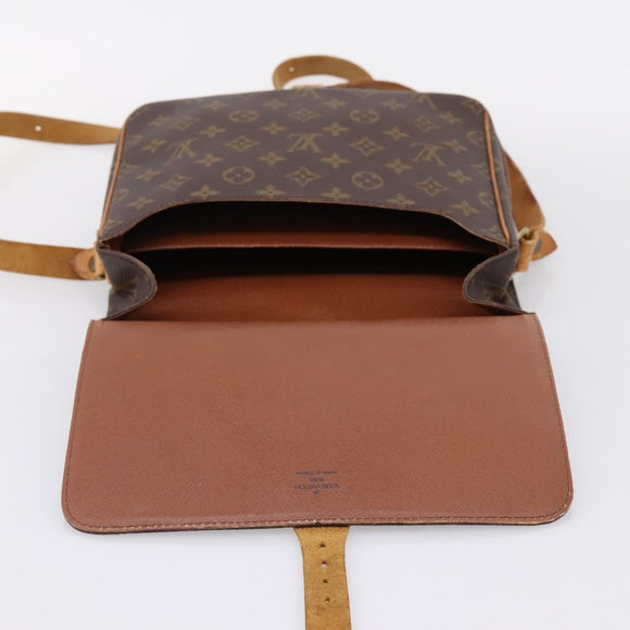 LOUIS VUITTON Monogram Cartouchiere GM Shoulder Bag M51252 LV Auth bs37135