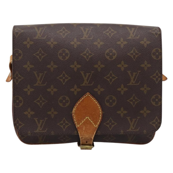 LOUIS VUITTON Monogram Cartouchiere GM Shoulder Bag M51252 LV Auth bs37135