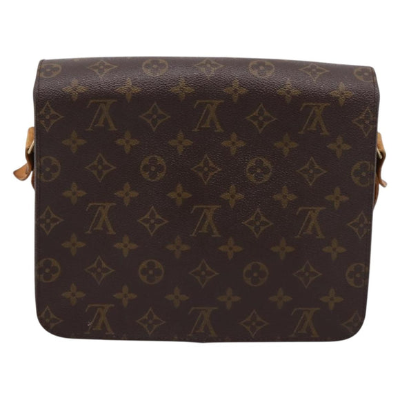 LOUIS VUITTON Monogram Cartouchiere GM Shoulder Bag M51252 LV Auth bs37135