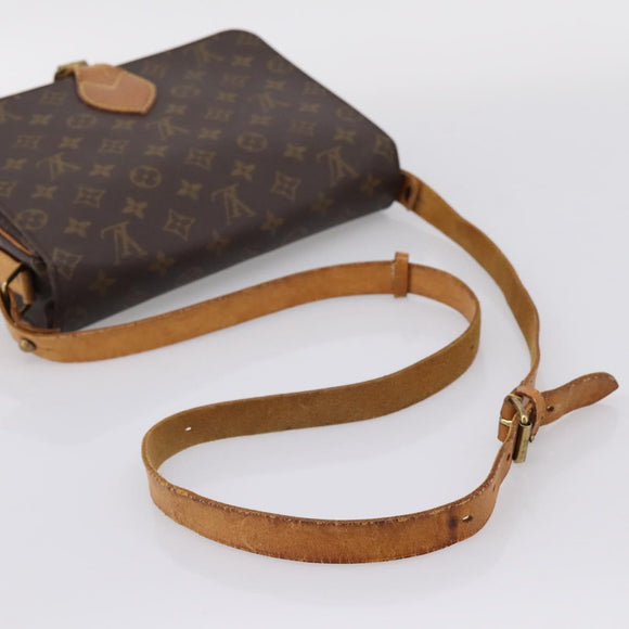 LOUIS VUITTON Monogram Cartouchiere GM Shoulder Bag M51252 LV Auth bs37135