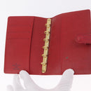 LOUIS VUITTON Epi Agenda PM Day Planner Cover Red R20057 LV Auth bs37139-9