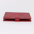 LOUIS VUITTON Epi Agenda PM Day Planner Cover Red R20057 LV Auth bs37139-5