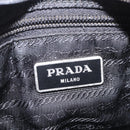PRADA Shoulder Bag Canvas Camouflage Green Pink Auth bs37142-22