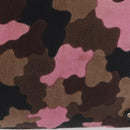 PRADA Shoulder Bag Canvas Camouflage Green Pink Auth bs37142-3