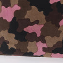 PRADA Shoulder Bag Canvas Camouflage Green Pink Auth bs37142-5