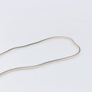 VALENTINO Shoulder Pouch Leather White Gold Tone Auth bs37147V-9