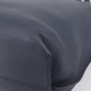 FENDI Tote Bag Leather Navy Black Auth bs37149-13
