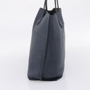 FENDI Tote Bag Leather Navy Black Auth bs37149-5