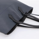 FENDI Tote Bag Leather Navy Black Auth bs37149-6