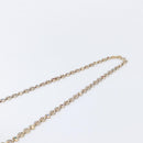 Gianni Versace Chain Shoulder Bag Velor Navy Gold Tone Auth bs37150-8