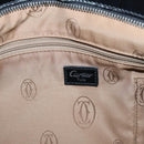 CARTIER Marcello de Cartier SM Hand Bag Patent Black Silver Auth bs37151-19
