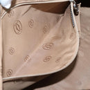 CARTIER Marcello de Cartier SM Hand Bag Patent Black Silver Auth bs37151-24