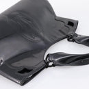 CARTIER Marcello de Cartier SM Hand Bag Patent Black Silver Auth bs37151-6