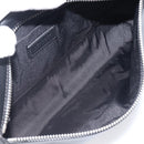 VERSACE Clutch Bag Leather Black Silver Auth bs37152A-10