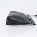 VERSACE Clutch Bag Leather Black Silver Auth bs37152A-3