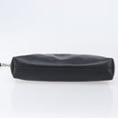 VERSACE Clutch Bag Leather Black Silver Auth bs37152A-6