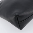VERSACE Clutch Bag Leather Black Silver Auth bs37152A-14